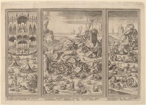Il trittico del Giudizio Universale da Netherlandish 16th Century after Hieronymus Bosch, Hieronymus Cock