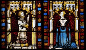 Un signore e sua moglie, metà del 14° secolo da Netherlandish Master