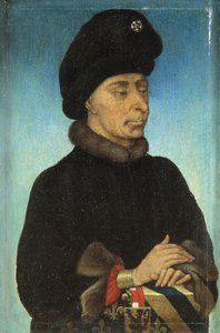 Ritratto di Giovanni Senza Paura, Duca di Borgogna, metà del XV secolo da Netherlandish Master