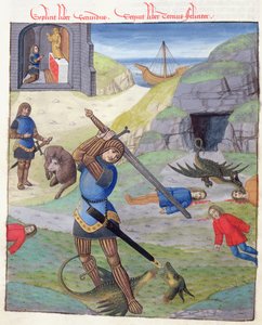 Cadmo, dalle Metamorfosi 10 di Ovidio, 1497 da Netherlandish School