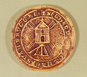 Sigillo per la Gilda dei Mugnai di Bruges, 1407