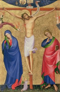 La Crocifissione, da un trittico pieghevole, c.1400 da Netherlandish School