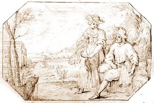 Le quattro stagioni: Estate - Mietitura, c.1675 da Netherlandish School