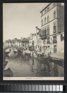 Esterno della casa di Tintoretto a Venezia da Neue Photographische Gesellschaft