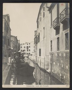 Veduta del Canale delle Torreselle a Venezia da Neue Photographische Gesellschaft