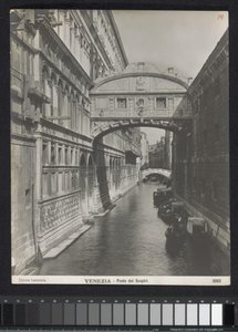 Ponte dei Sospiri a Venezia da Neue Photographische Gesellschaft
