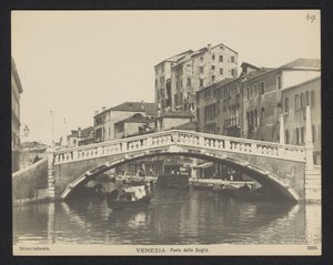 Ponte delle Guglie a Venezia da Neue Photographische Gesellschaft