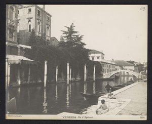 Rio dei Ognissanti a Venezia da Neue Photographische Gesellschaft