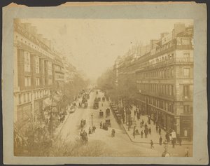 Parigi, prospettiva Boulevard Montmartre