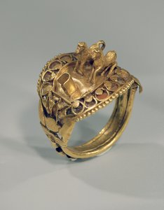 Anello con cavallo da New Kingdom Egyptian