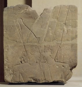 Il dio Amon che abbraccia Ramses II, Karnak, c.1401-1213 a.C.