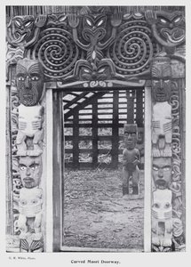 Nuova Plymouth, Nuova Zelanda: Porta Maori Intagliata da New Zealand Photographer