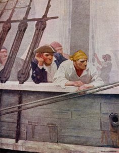 Illustrazione per Kidnapped di Robert Louis Stevenson
