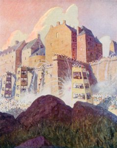 La battaglia del castello di Stirling da Newell Convers (after) Wyeth