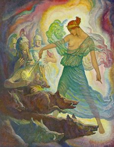 Circe e i maiali da Newell Convers Wyeth