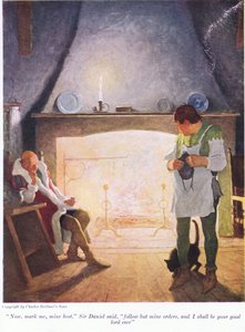 Ora ascoltami, disse Sir Donald, segui i miei ordini e sarò sempre il tuo buon signore da Newell Convers Wyeth
