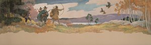 I cacciatori di tacchini, 1941 da Newell Convers Wyeth
