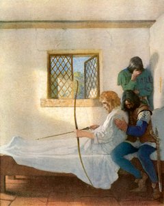 La Morte di Robin Hood da Newell Convers Wyeth