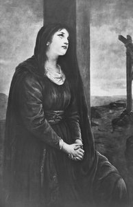 Maria Maddalena seduta sotto la Croce, fine XIX o inizio XX secolo