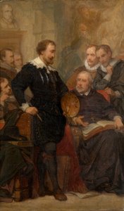 Peter Paul Rubens nel suo Studio