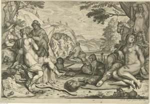 Diana e Callisto da Nicaise de Ruyter