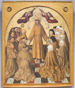 San Francesco consegna la regola da Niccolo Antonio Colantonio