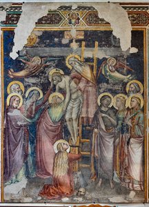 Deposizione (affresco staccato) da Niccolo di Pietro Gerini