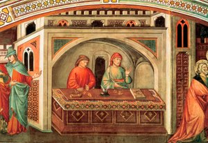 Storia di San Matteo, (dettaglio) da Niccolo di Pietro Gerini