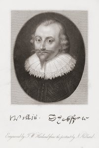 William Shakespeare. Ritratto di Hilliard da Nicholas (after) Hilliard