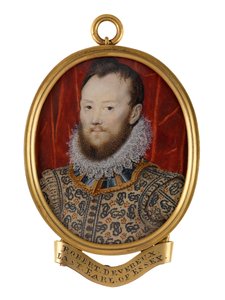 Robert Devereux, 2° Conte di Essex, c.1590 da Nicholas (school of) Hilliard