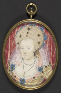 Anna di Danimarca da Nicholas (studio of) Hilliard