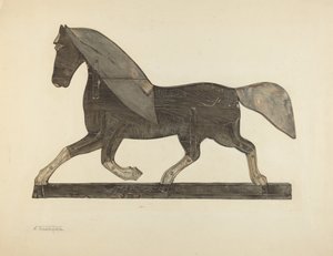 Segnavento a forma di cavallo da Nicholas Acampora