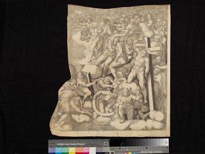 Scena dal Giudizio Universale da Nicholas Beatrizet