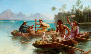 N. Chevalier, Gara al mercato, Tahiti