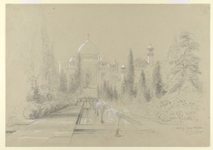 Il Taj Mahal, Agra, 24 gennaio 1870