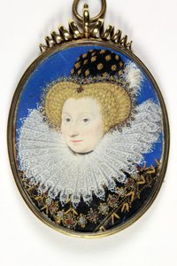 Una signora tradizionalmente identificata come Anne, Lady Hunsdon da Nicholas Hilliard
