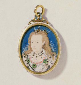 Frances Howard, duchessa di Richmond e Lennox, c.1605-10 da Nicholas Hilliard