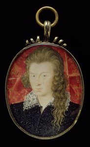 No.3856 Henry Wriothesley, 3° Conte di Southampton (1573-1624), c.1594 da Nicholas Hilliard