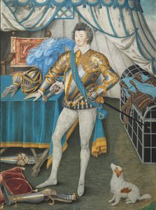 Ritratto di Sir Anthony Mildmay, Cavaliere di Apethorpe, Northants da Nicholas Hilliard