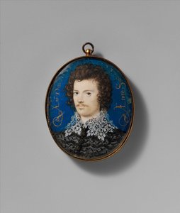 Ritratto di un giovane uomo, 1588 da Nicholas Hilliard