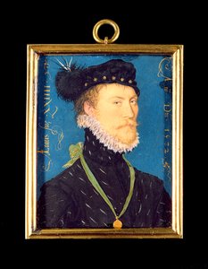 Ritratto di un uomo sconosciuto, di 24 anni, 1572 da Nicholas Hilliard