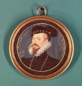 Robert Dudley, Conte di Leicester (c.1532-88) 1576 da Nicholas Hilliard