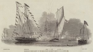 Ricevimento di Sua Maestà da parte del Royal Yacht Squadron da Nicholas Matthews Condy