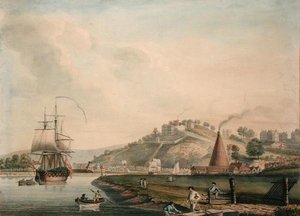Clifton dal fiume Avon da Nicholas Pocock
