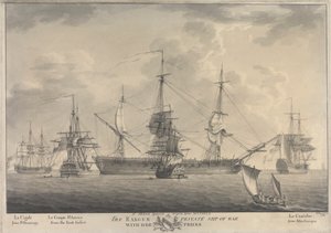 Il Ranger, nave da guerra privata, con i suoi premi da Nicholas Pocock
