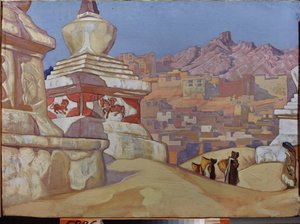 Cavallo della buona fortuna (dalla serie Maitreya) da Nicholas Roerich