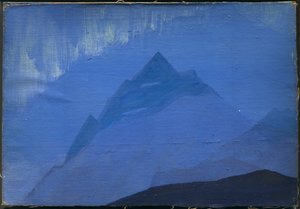 Himalaya, pioggia, 1933 da Nicholas Roerich