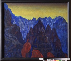 Il grido del serpente (paesaggio delle montagne del Tibet)
