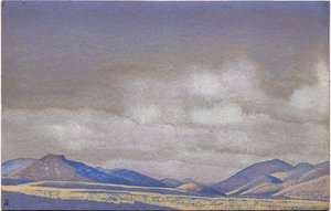 Mongolia, colline di Chahar da Nicholas Roerich