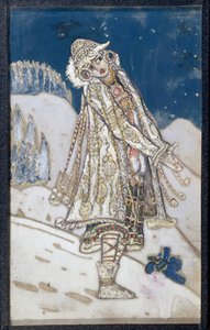 Progetto di costume per la pièce teatrale La fanciulla delle nevi di Aleksandr Ostrovskij da Nicholas Roerich